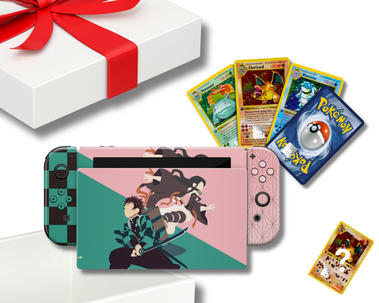 Demon Slayer Nintendo Switch & Credit Card Bundle Skin Set