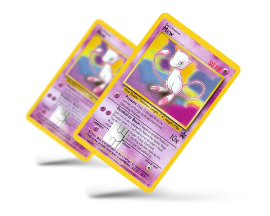 Anime Town Creations Credit Card Mew Pokemon Card Full Skins - Anime Pokemon Skin