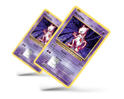 Mewtwo Pokemon Card Credit Card Skin