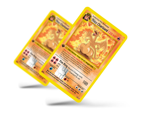 all thicc pokemon cards Charizard Card Credit Card Credit Card Skin – Anime Town Creations Select Grade:NM/Mint+ 8.5 in_stock_mia_1 Rules Text: search, your,