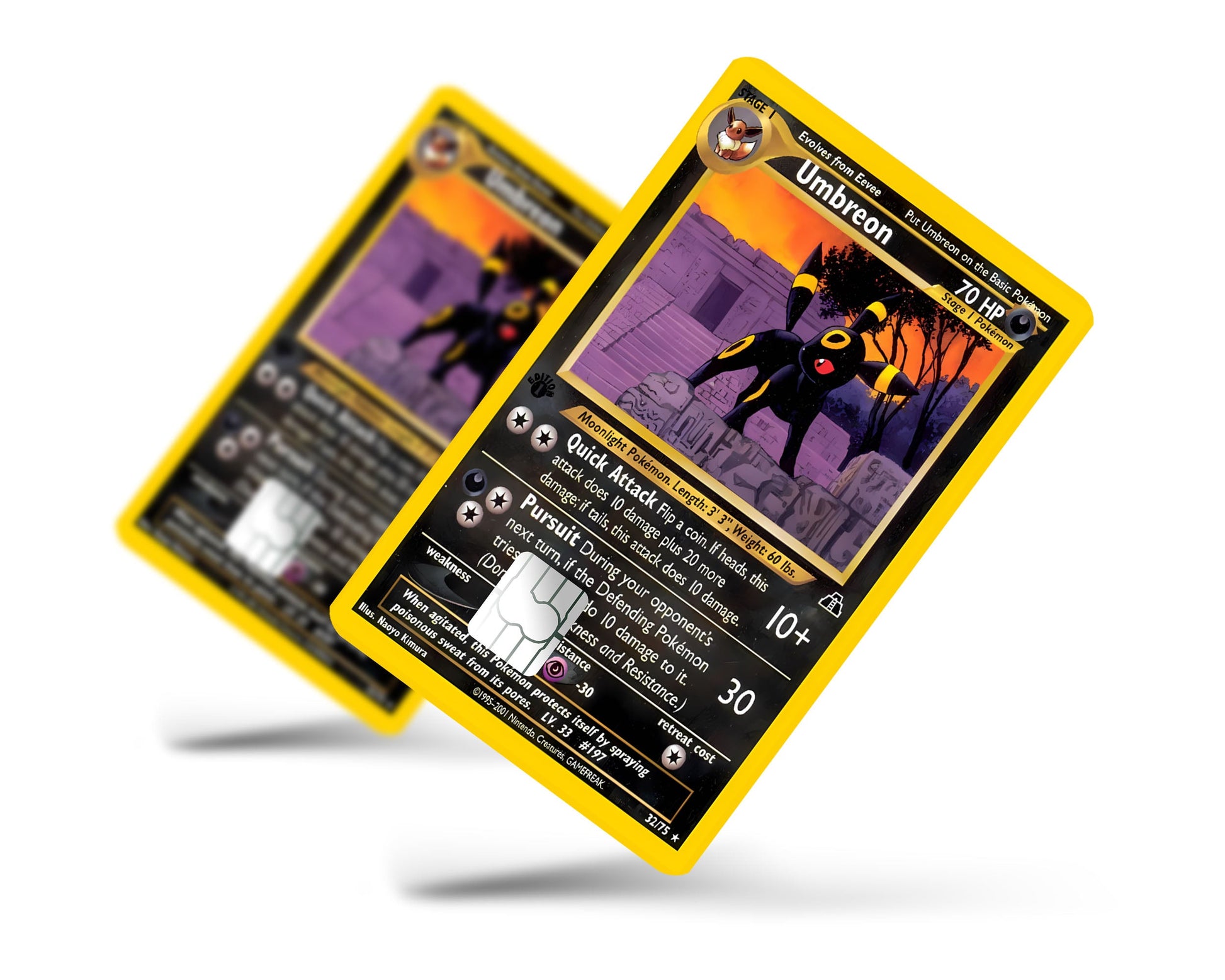 Umbreon Pokemon Card Credit Card Credit Card Skin Anime Town Creations Umbreon Pokemon Card Credit Card Credit Card Skin Anime Town Creations