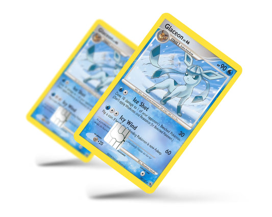 Anime Town Creations Credit Card Glaceon Pokemon Card Full Skins - Anime Pokemon Credit Card Skin