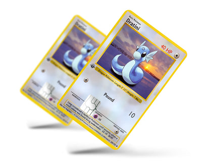 Dratini Pokemon Card Credit Card Credit Card Skin – Anime Town Creations