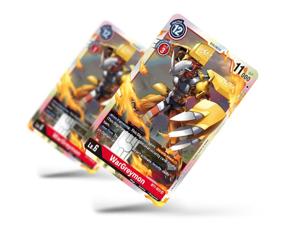 Wargreymon Digimon Card Credit Card Skin