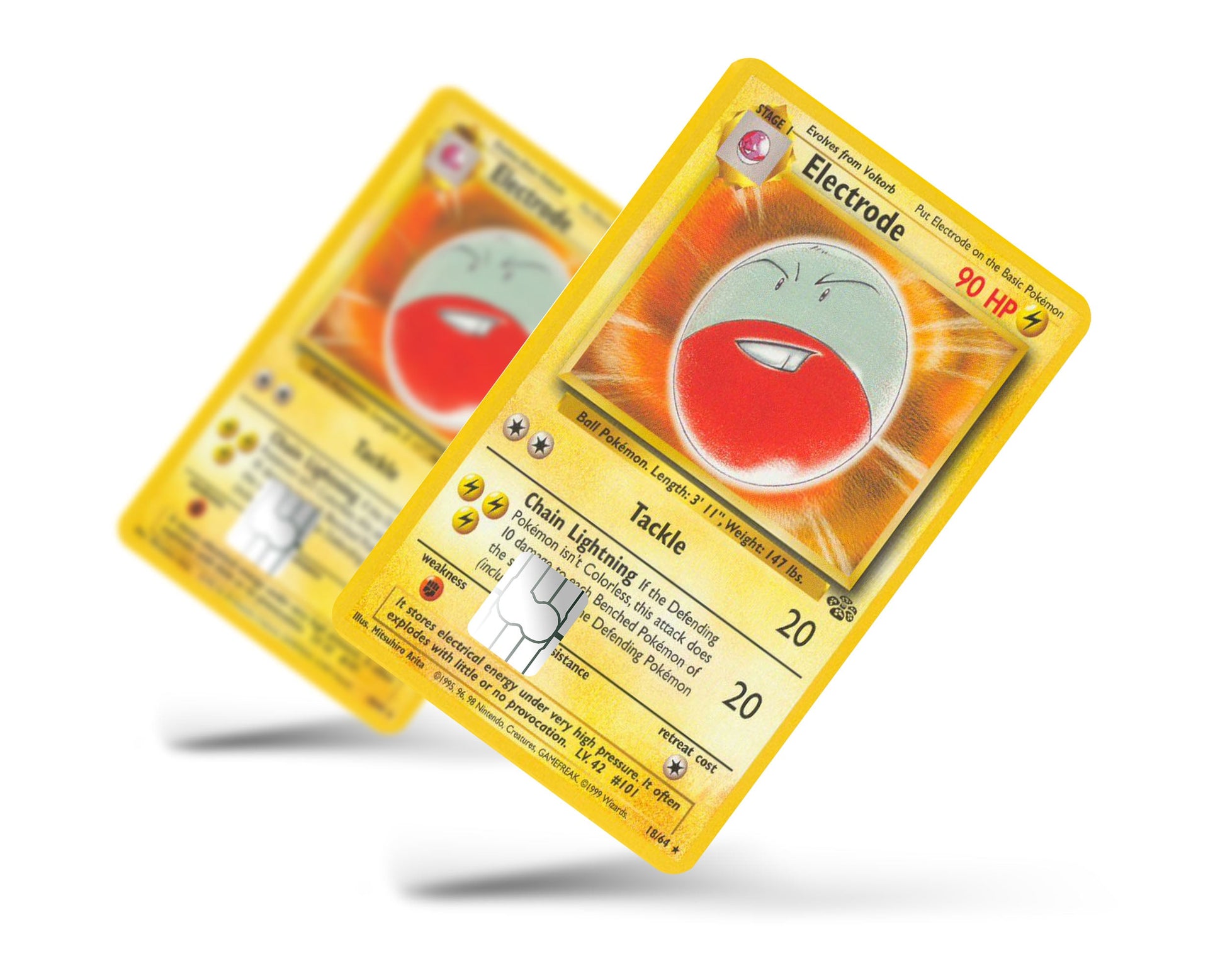 Electrode Pokemon Card Credit Card Credit Card Skin Anime Town Creations Electrode Pokemon Card Credit Card Credit Card Skin Anime Town Creations