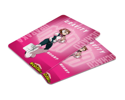 Anime Town Creations Credit Card My Hero Academia Ochaco Uraraka Feature Window Skins - Anime My Hero Academia Credit Card Skin