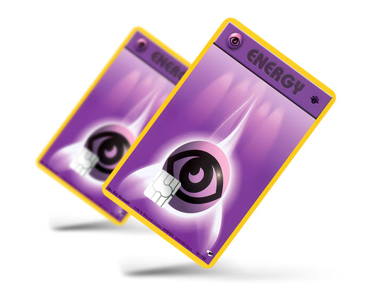 Anime Town Creations Credit Card Psychic Energy Pokemon Card Full Skins - Anime Pokemon Credit Card Skin