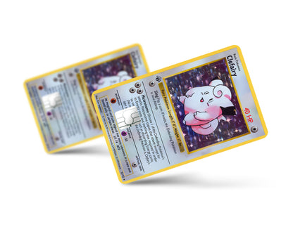 Anime Town Creations Credit Card Clefairy Pokemon Card Full Skins - Anime Pokemon Credit Card Skin