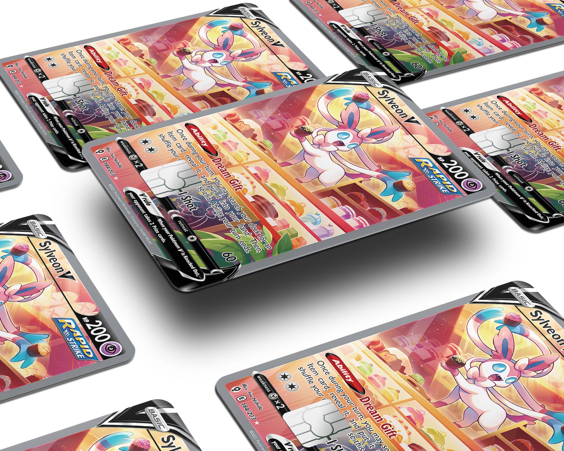 pokemon debit card skins Custom Pokemon CreditCard Debit Card Skin Vinyl Sticker (Small Chip)