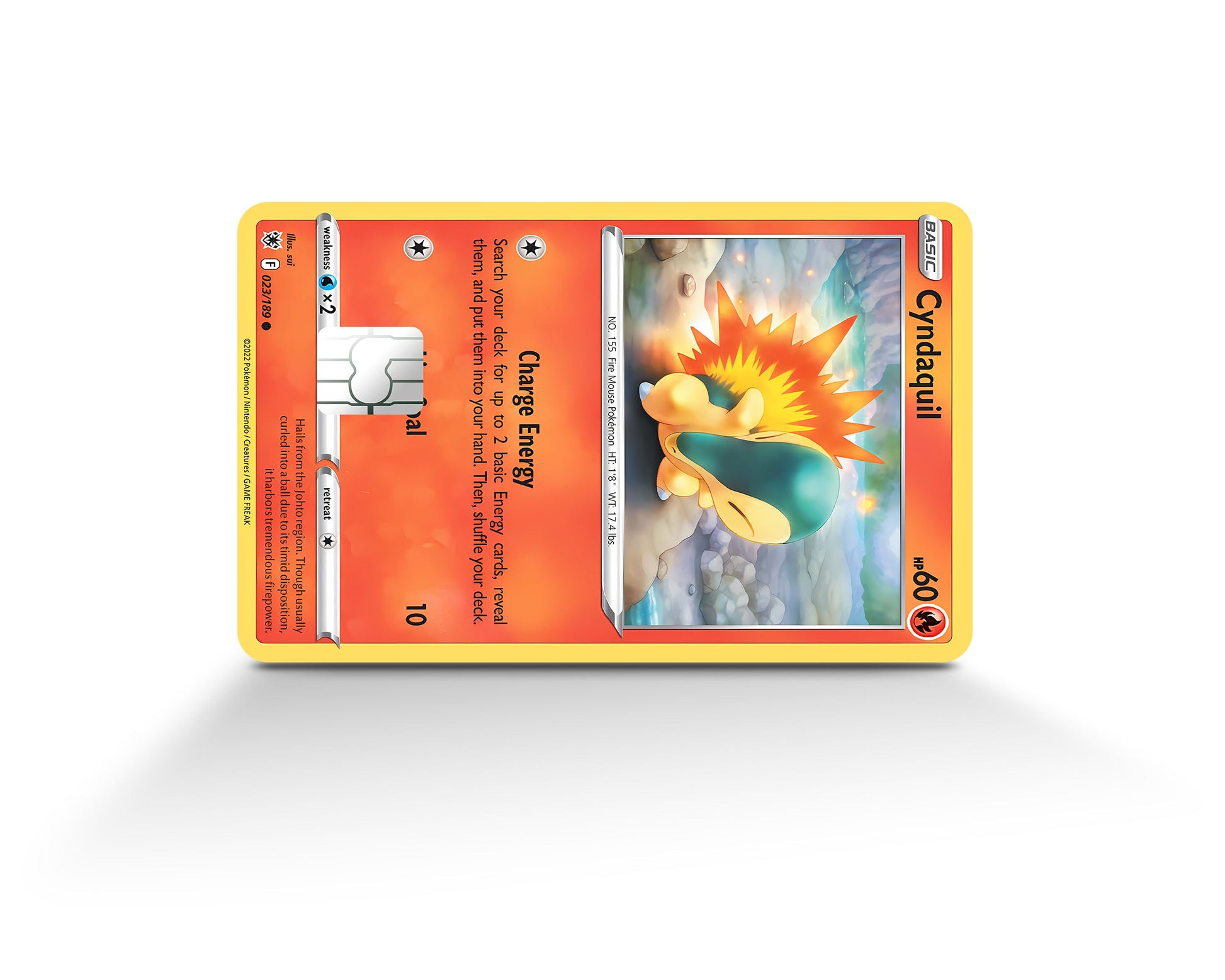 Cyndaquil Pokemon Card Credit Card Credit Card Skin Anime Town Creations Cyndaquil Pokemon Card Credit Card Credit Card Skin Anime Town Creations