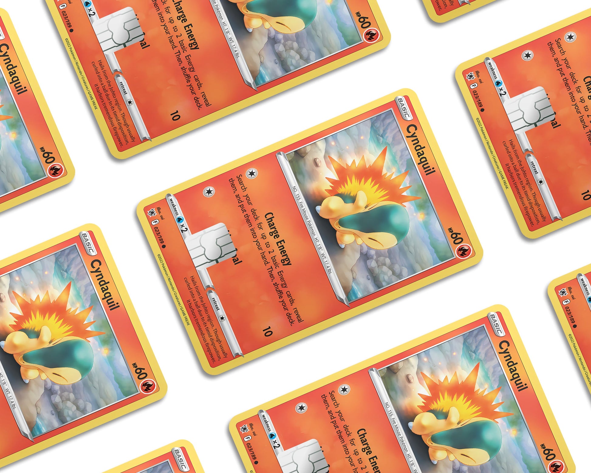 Cyndaquil Pokemon Card Credit Card Credit Card Skin Anime Town Creations Cyndaquil Pokemon Card Credit Card Credit Card Skin Anime Town Creations