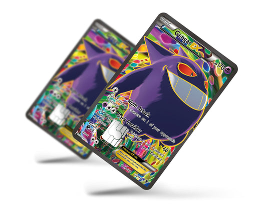 Anime Town Creations Credit Card Gengar EX Pokemon Card Full Skins - Anime Pokemon Credit Card Skin