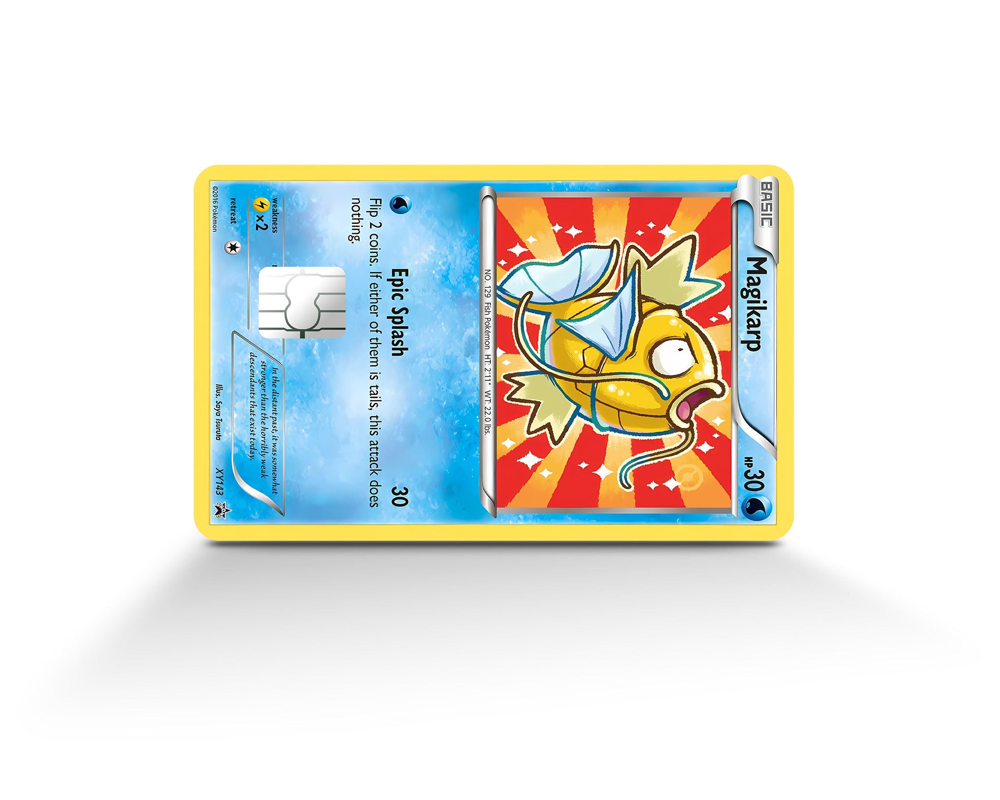 Gold Magikarp Pokemon Card Credit Card Credit Card Skin Anime Town Creations Gold Magikarp Pokemon Card Credit Card Credit Card Skin Anime Town Creations