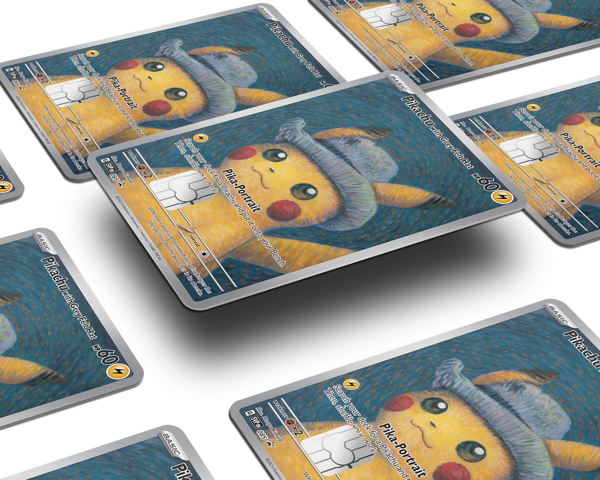 Grey Hat Pikachu Pokemon Card Credit Card Credit Card Skin Anime Town Creations Grey Hat Pikachu Pokemon Card Credit Card Credit Card Skin Anime Town Creations