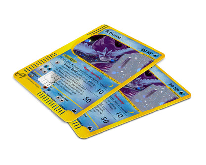 Anime Town Creations Credit Card Legendary Articuno Pokemon Card Window Skins - Anime Pokemon Credit Card Skin