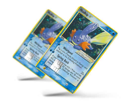 Anime Town Creations Credit Card Mudkip Pokemon Card Full Skins - Anime Pokemon Credit Card Skin