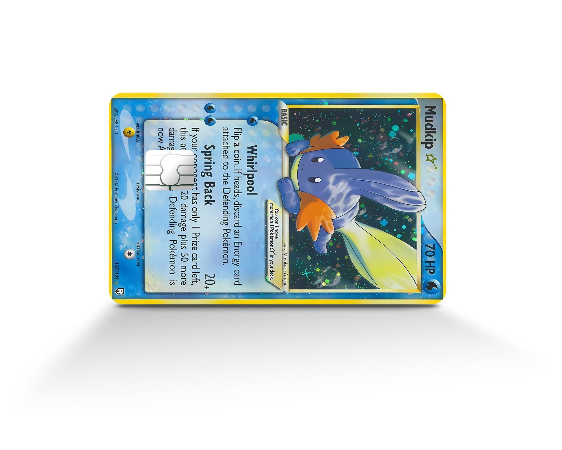 Mudkip Pokemon Card Credit Card Credit Card Skin Anime Town Creations Mudkip Pokemon Card Credit Card Credit Card Skin Anime Town Creations