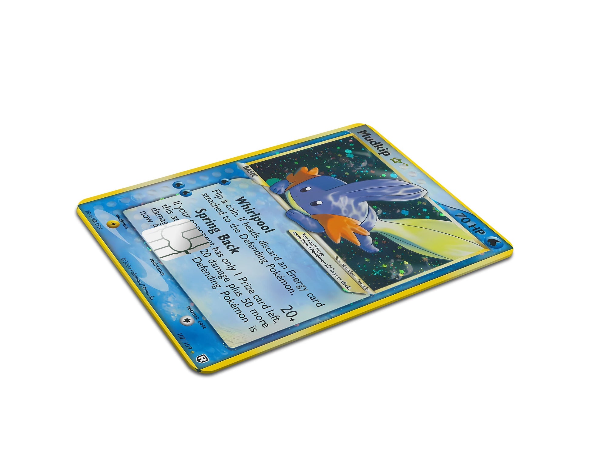 pokemon mudkip card Mudkip Pokemon Card Credit Card Credit Card Skin – Anime Town Creations