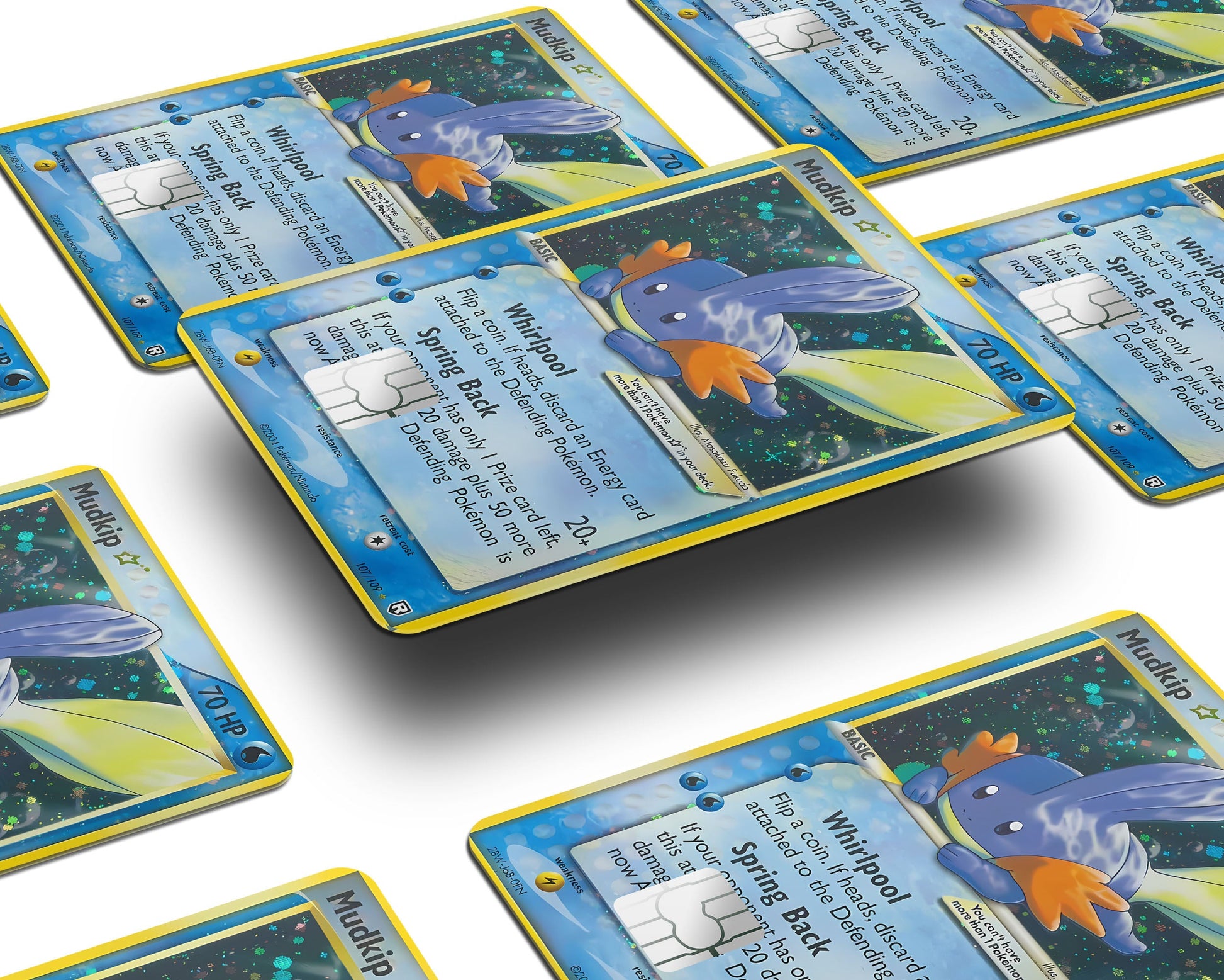 Mudkip Pokemon Card Credit Card Credit Card Skin Anime Town Creations Mudkip Pokemon Card Credit Card Credit Card Skin Anime Town Creations