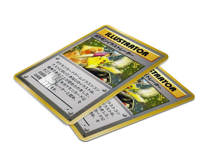 Anime Town Creations Credit Card Pikachu Illustrator Pokemon Card Window Skins - Anime Pokemon Credit Card Skin