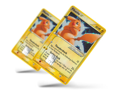 Pikachu Star Pokemon Card Credit Card Credit Card Skin Anime Town Creations Pikachu Star Pokemon Card Credit Card Credit Card Skin Anime Town Creations