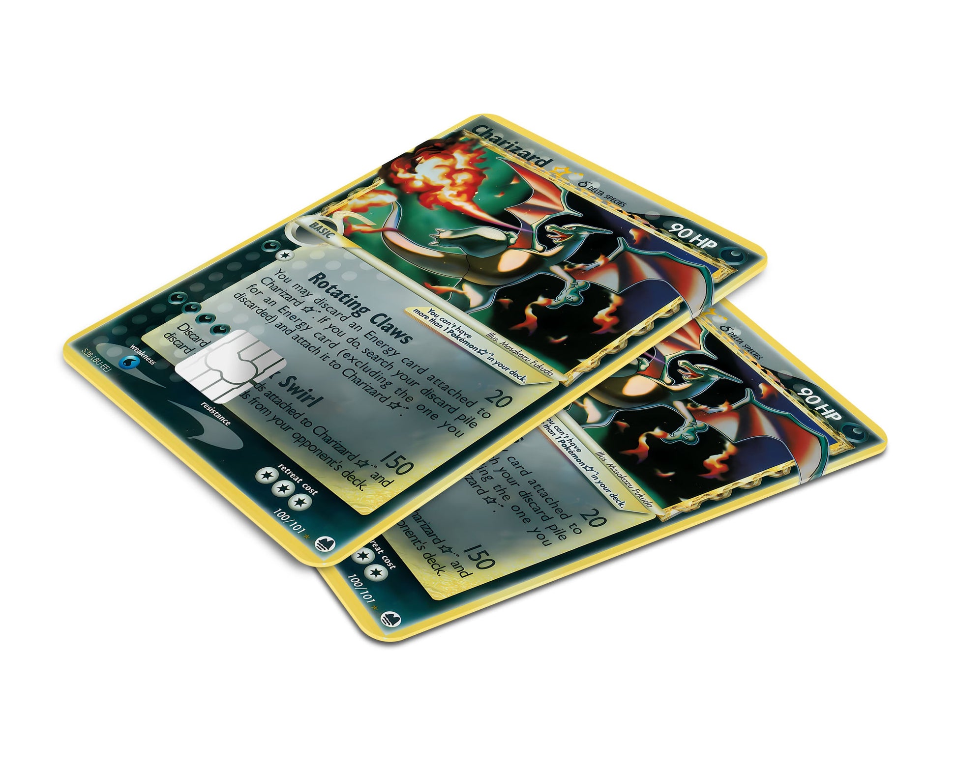 charizard star pokemon card Promo Charizard Star Pokemon Card Credit Card Skin