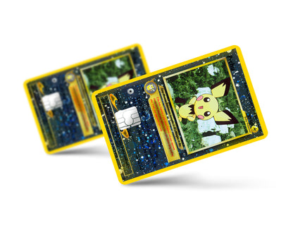 Anime Town Creations Credit Card Promo Pichu Star Pokemon Card Full Skins - Anime Pokemon Credit Card Skin