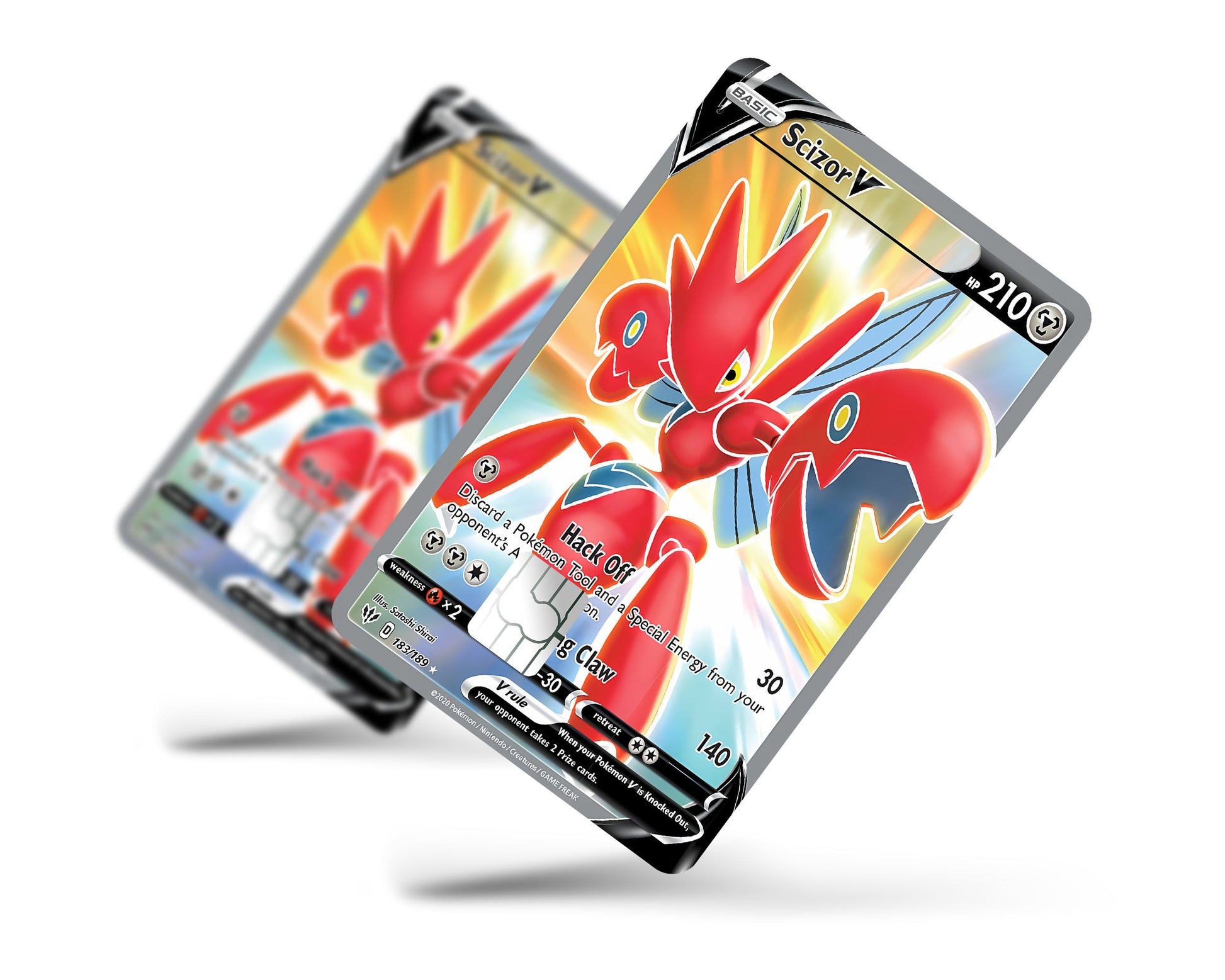 pokemon card skin Charizard Credit Debit Card Pokemon Skin Sticker Cover (Small Chip)