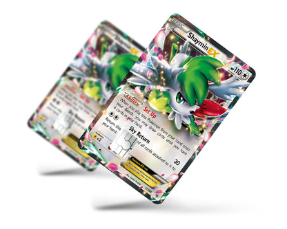 Shaymin Pokemon Card Credit Card Credit Card Skin Anime Town Creations Shaymin Pokemon Card Credit Card Credit Card Skin Anime Town Creations