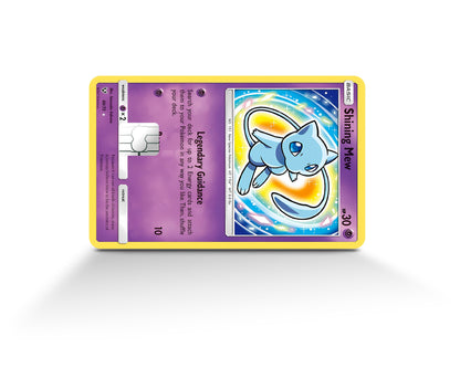 Anime Town Creations Credit Card Shining Mew Pokemon Card Full Skins - Anime Pokemon Credit Card Skin