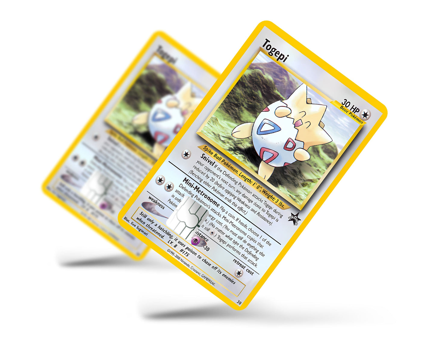Togepi Pokemon Card Credit Card Credit Card Skin – Anime Town Creations