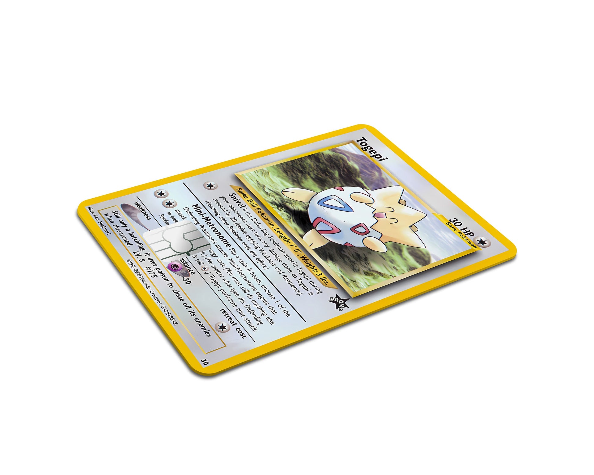 Togepi Pokemon Card Credit Card Credit Card Skin Anime Town Creations Togepi Pokemon Card Credit Card Credit Card Skin Anime Town Creations