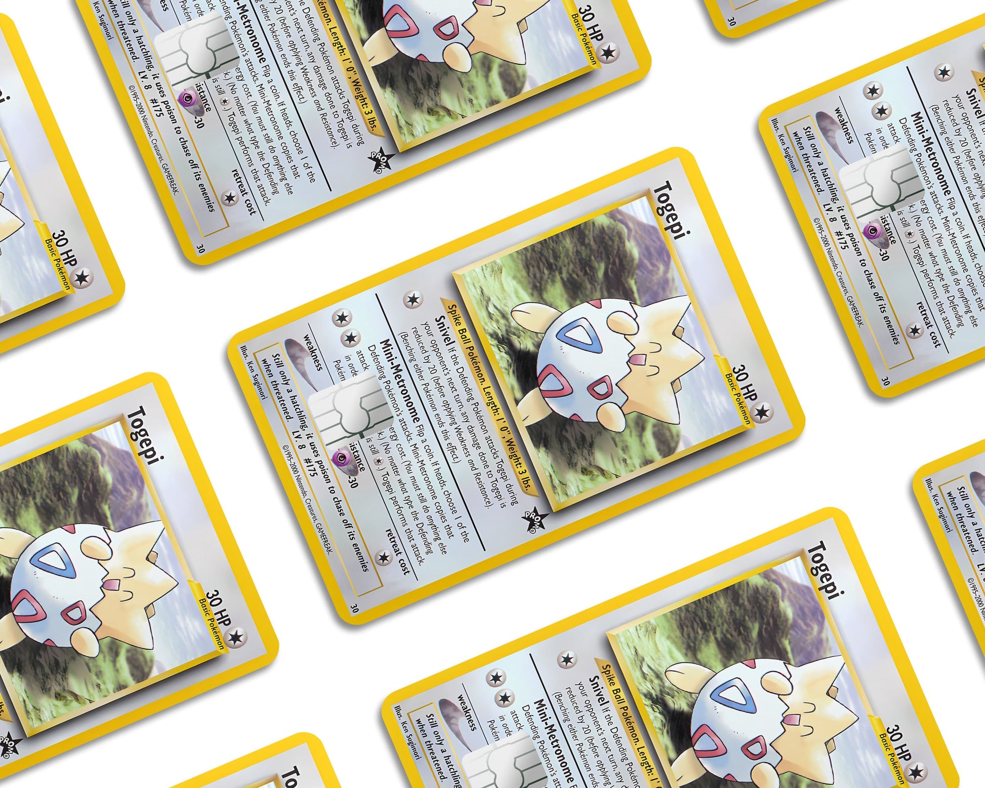 Togepi Pokemon Card Credit Card Credit Card Skin Anime Town Creations Togepi Pokemon Card Credit Card Credit Card Skin Anime Town Creations