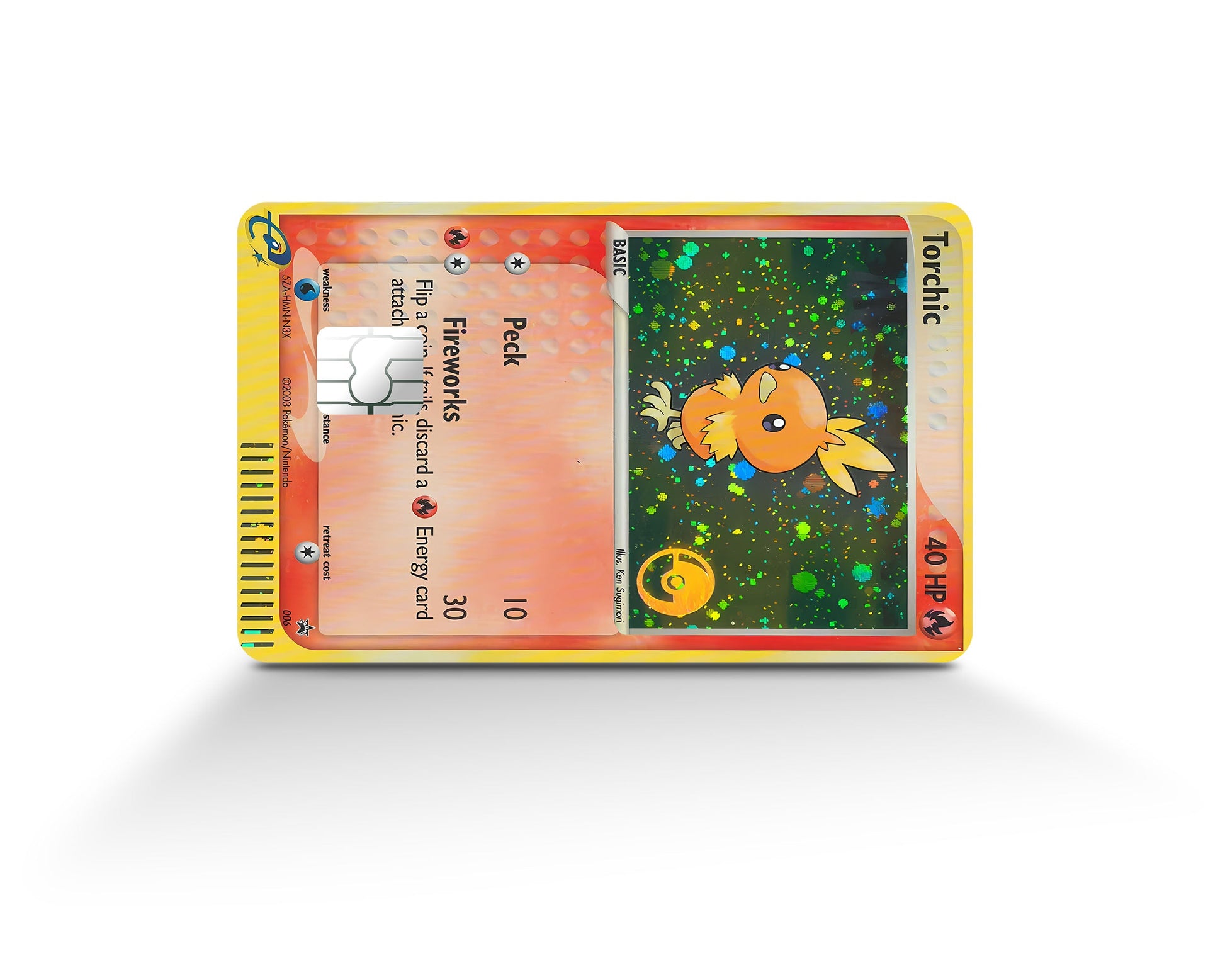 Torchic Pokemon Card Credit Card Credit Card Skin Anime Town Creations Torchic Pokemon Card Credit Card Credit Card Skin Anime Town Creations