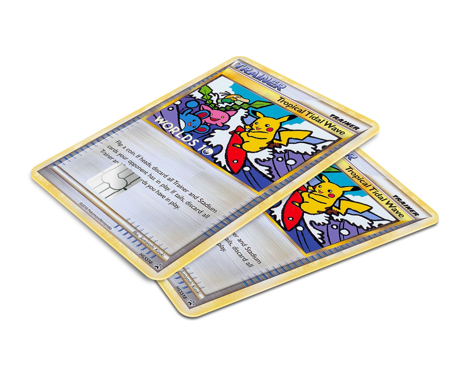 Tropical Tidal Wave Pokemon Card Credit Card Credit Card Skin – Anime Town Creations