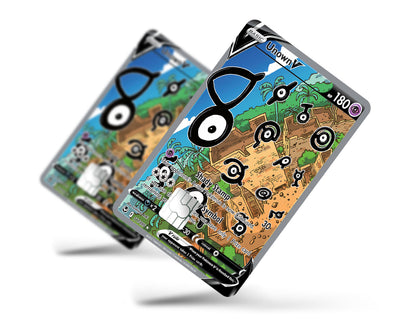 Unown Pokemon Card Credit Card Credit Card Skin Anime Town Creations Unown Pokemon Card Credit Card Credit Card Skin Anime Town Creations
