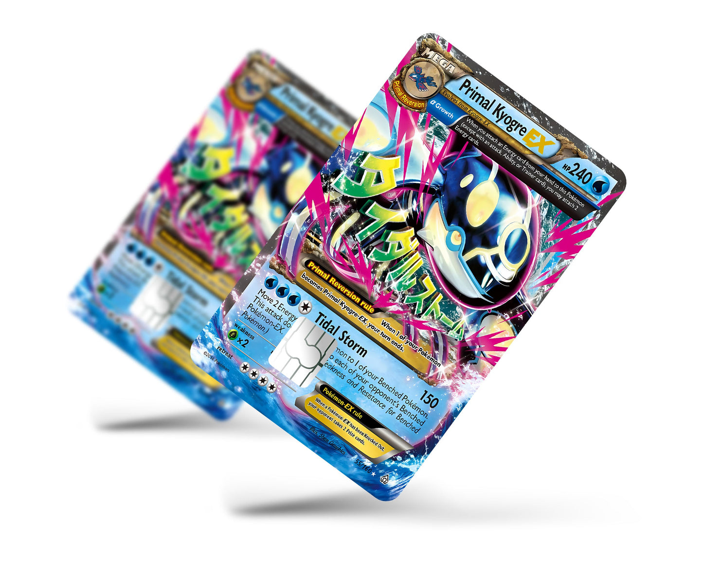 Mega Primal Kyogre Pokemon Card Credit Card Credit Card Skin Anime Town Creations Mega Primal Kyogre Pokemon Card Credit Card Credit Card Skin Anime Town Creations