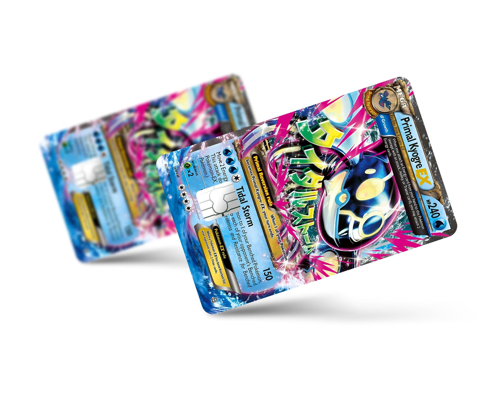 Mega Primal Kyogre Pokemon Card Credit Card Skin