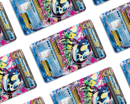 Anime Town Creations Credit Card Mega Primal Kyogre Pokemon Card Window Skins - Anime Pokemon Credit Card Skin