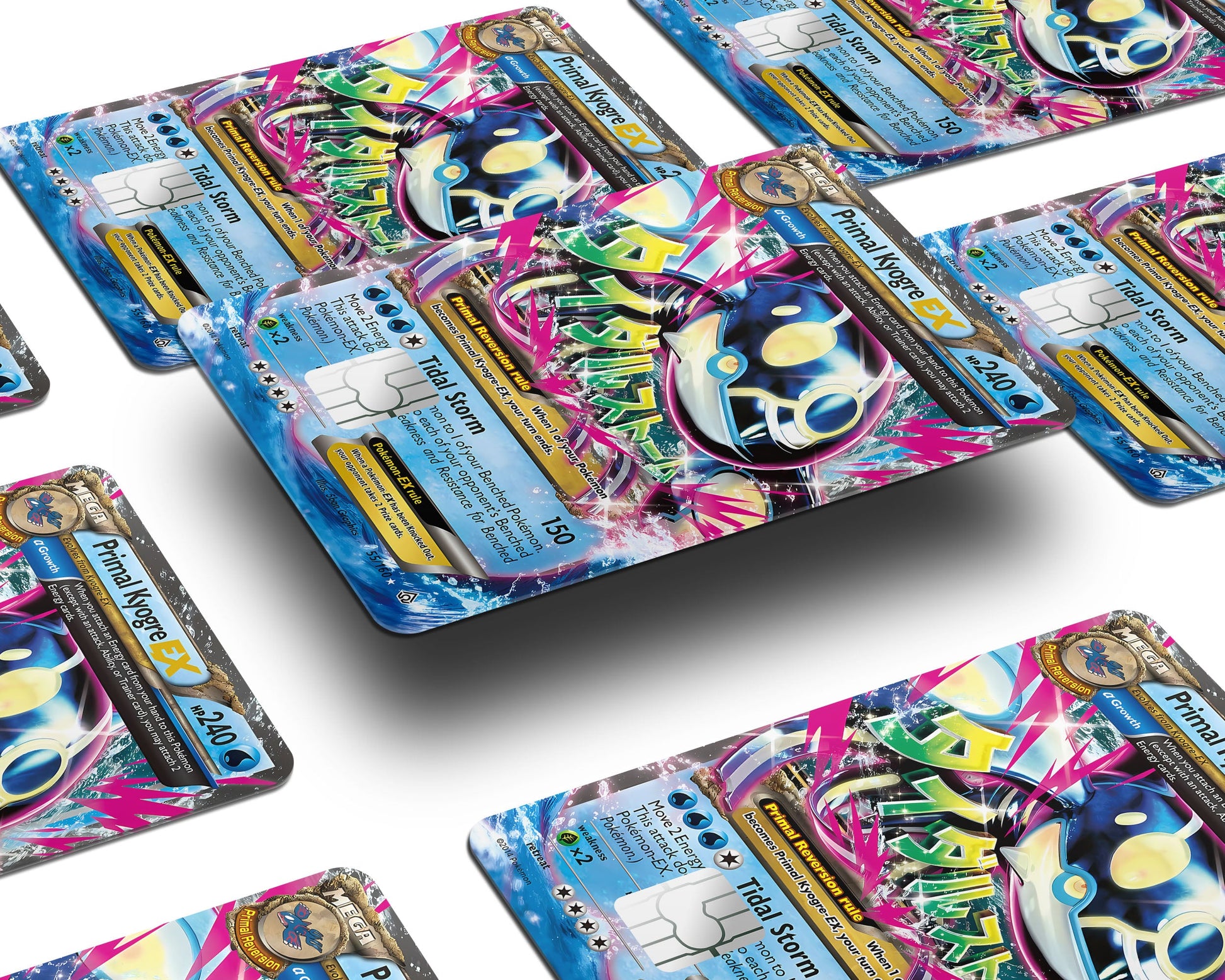 Mega Primal Kyogre Pokemon Card Credit Card Credit Card Skin Anime Town Creations Mega Primal Kyogre Pokemon Card Credit Card Credit Card Skin Anime Town Creations