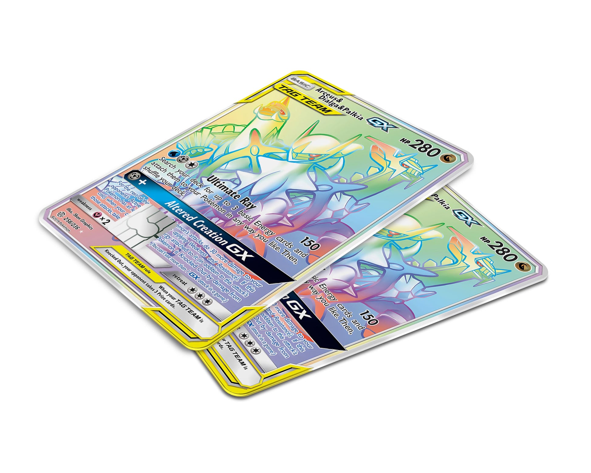 Rainbow Arceus Dialga Palkia Pokemon Card Credit Card Credit Card Skin Anime Town Creations Rainbow Arceus Dialga Palkia Pokemon Card Credit Card Credit Card Skin Anime Town Creations