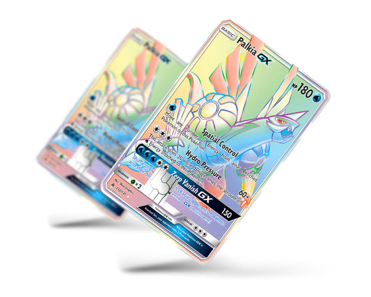 Anime Town Creations Credit Card Rainbow Palkia Pokemon Card Full Skins - Anime Pokemon Credit Card Skin