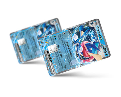 ash greninja pokemon card box Greninja Pokemon Card Credit Card Credit Card Skin – Anime Town Creations