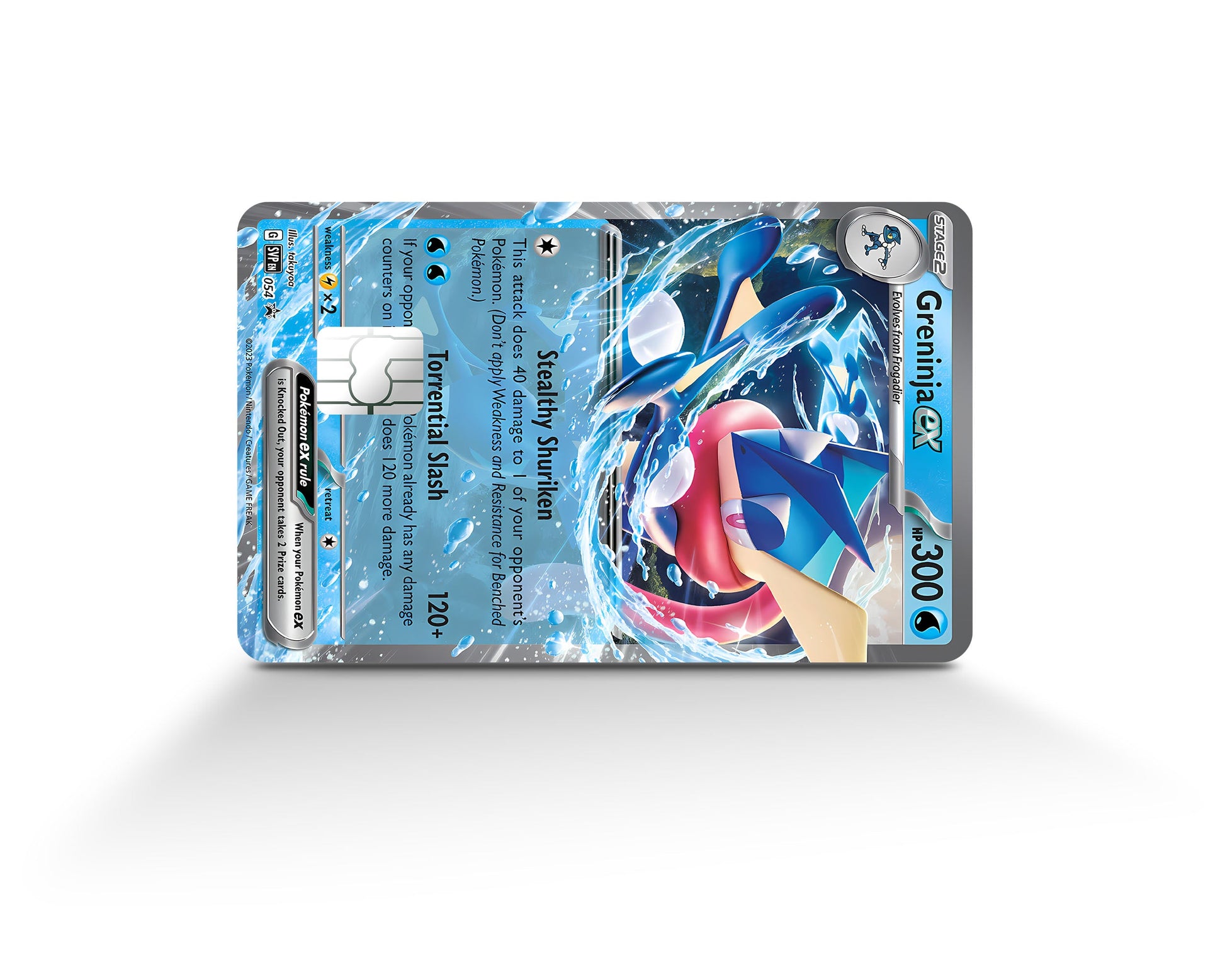 pokemon card credit card skin Greninja Pokemon Card Credit Card Credit Card Skin – Anime Town Creations