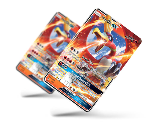 Anime Town Creations Credit Card Rare Ho-oh Pokemon Card Full Skins - Anime Pokemon Credit Card Skin