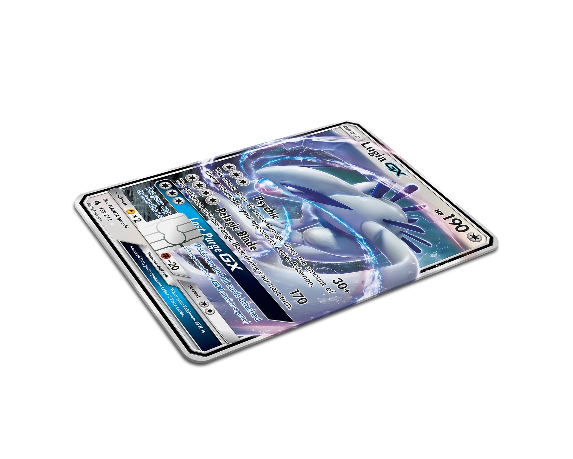 Anime Town Creations Credit Card Rare Lugia Pokemon Card Full Skins - Anime Pokemon Credit Card Skin