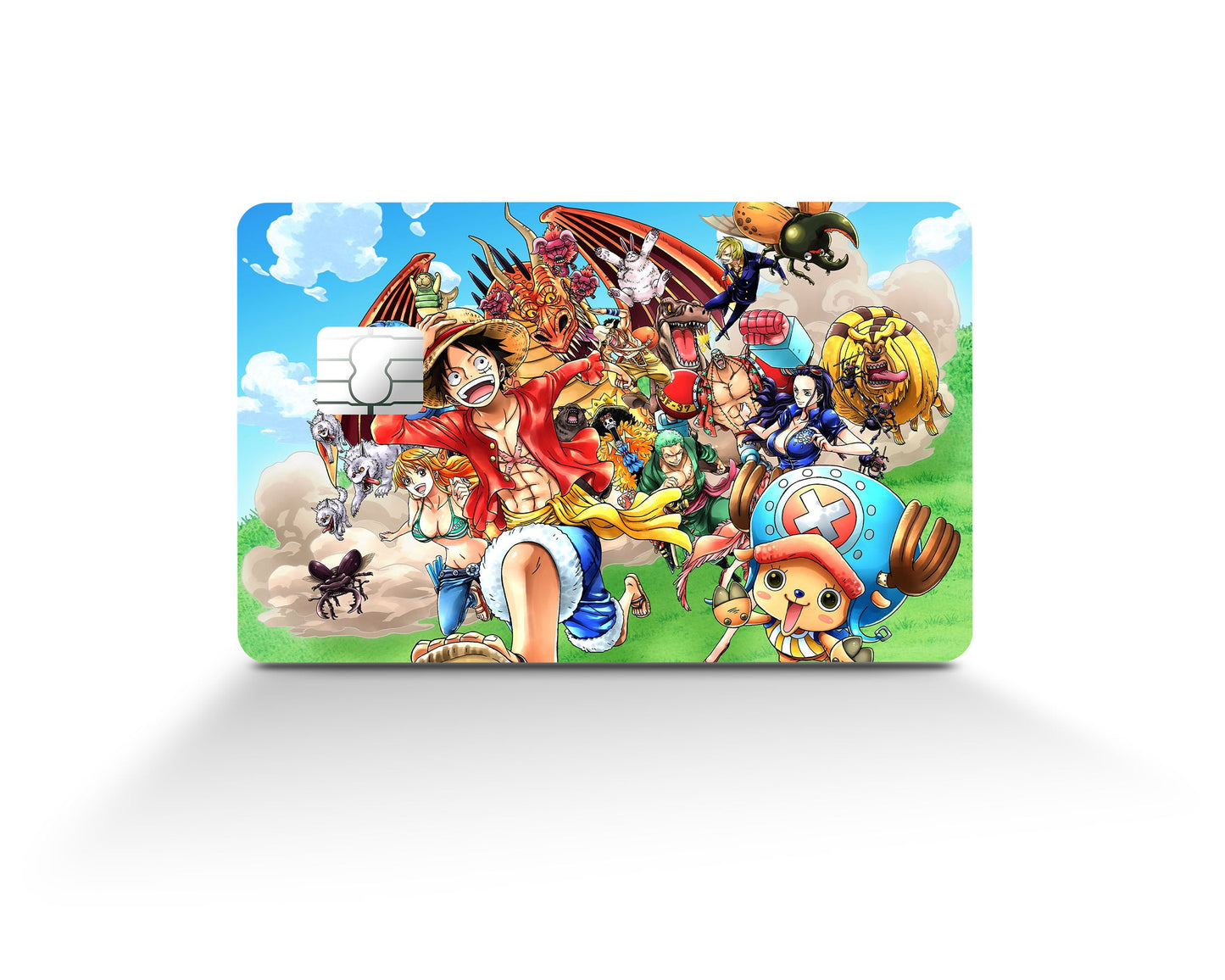 Anime Town Creations Credit Card One Piece Luffy Gang Full Skins - Anime One Piece Credit Card Skin