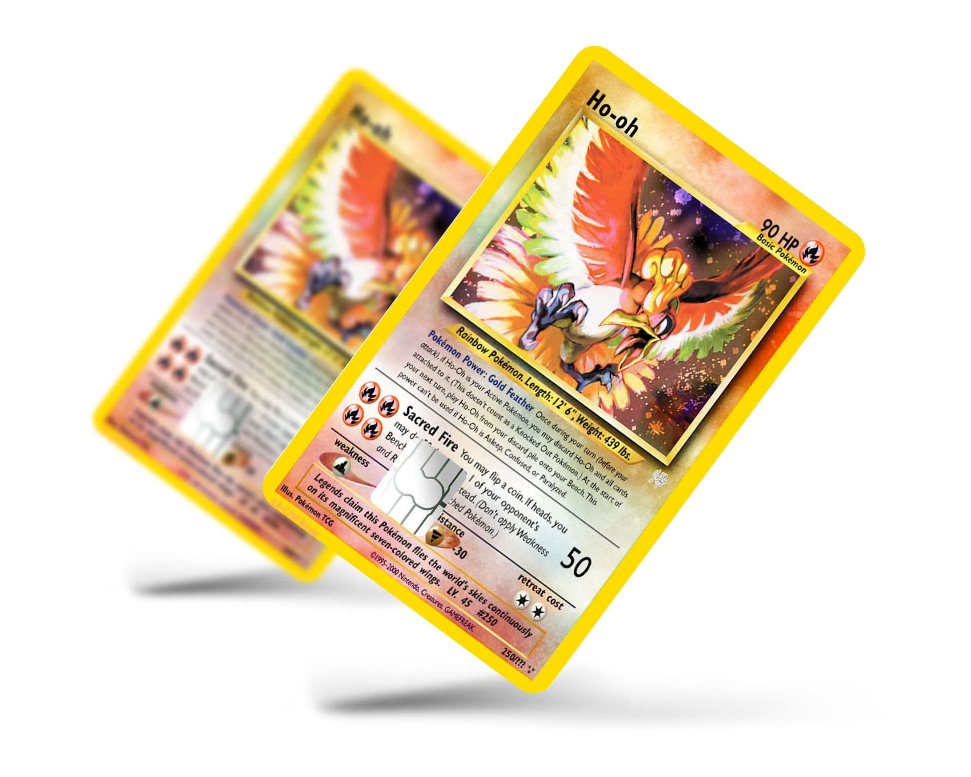 Legendary Ho-oh Pokemon Card Credit Card Credit Card Skin Anime Town Creations Legendary Ho-oh Pokemon Card Credit Card Credit Card Skin Anime Town Creations