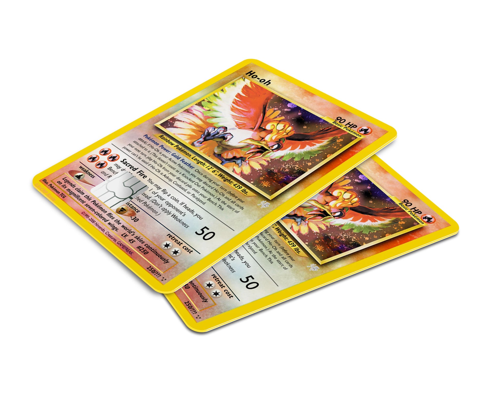 Legendary Ho-oh Pokemon Card Credit Card Credit Card Skin – Anime Town Creations