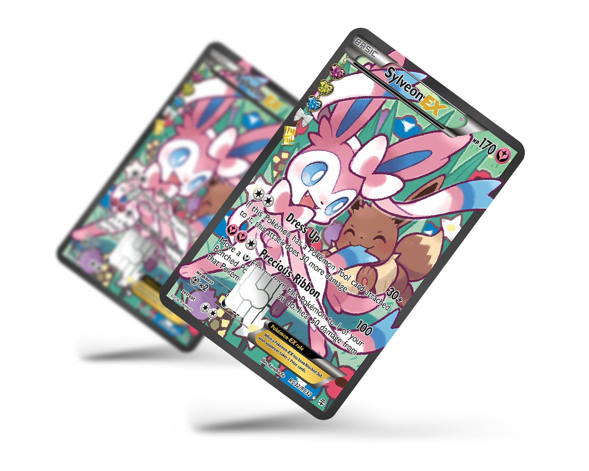 Cute Eevee & Sylveon Pokemon Card Credit Card Credit Card Skin Anime Town Creations Cute Eevee & Sylveon Pokemon Card Credit Card Credit Card Skin Anime Town Creations